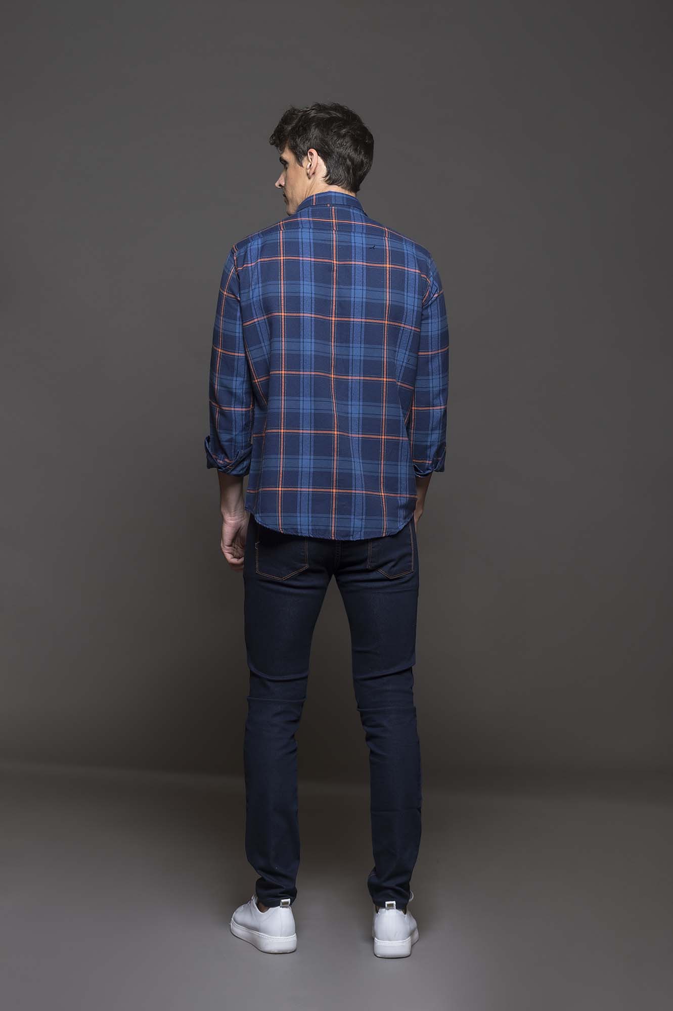 6605VIYMLAM - CAMISA KEVIN LEÑSP AZUL MARINO